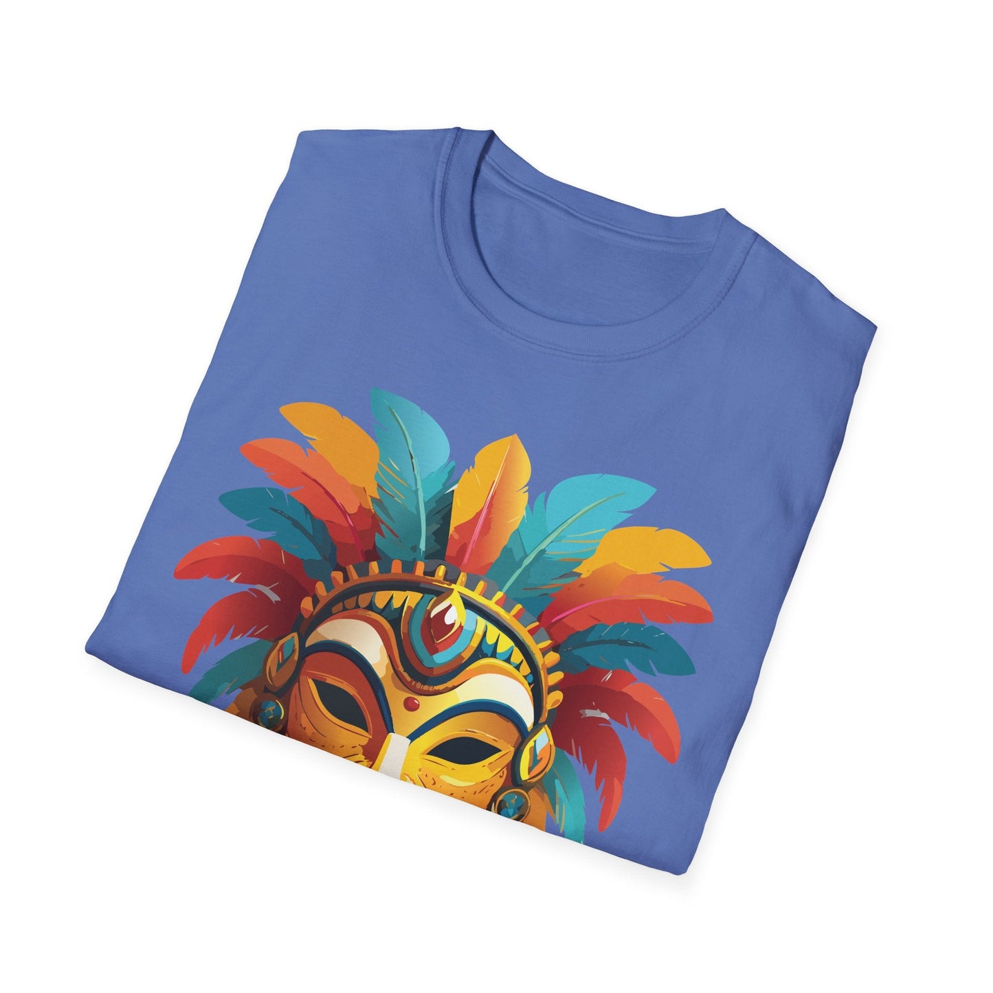 Mask Graphic Unisex Cotton Masquerade Design Artwork Tee 3