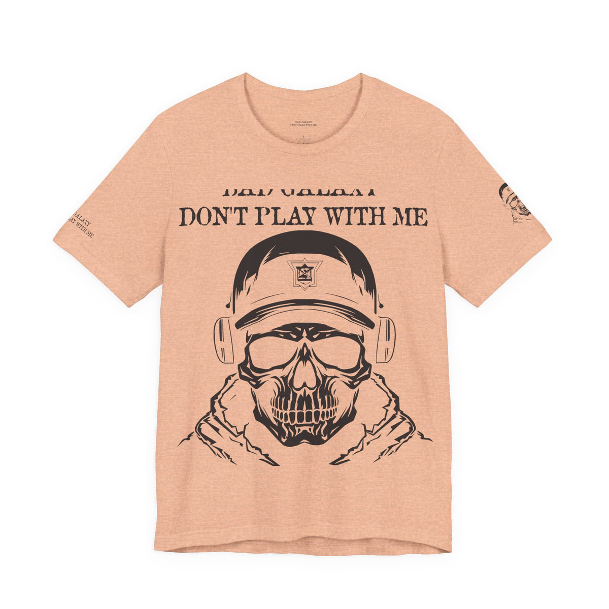 Skull Rock Graphic Unisex Cotton Bella+Canvas Tee with Art Design b43