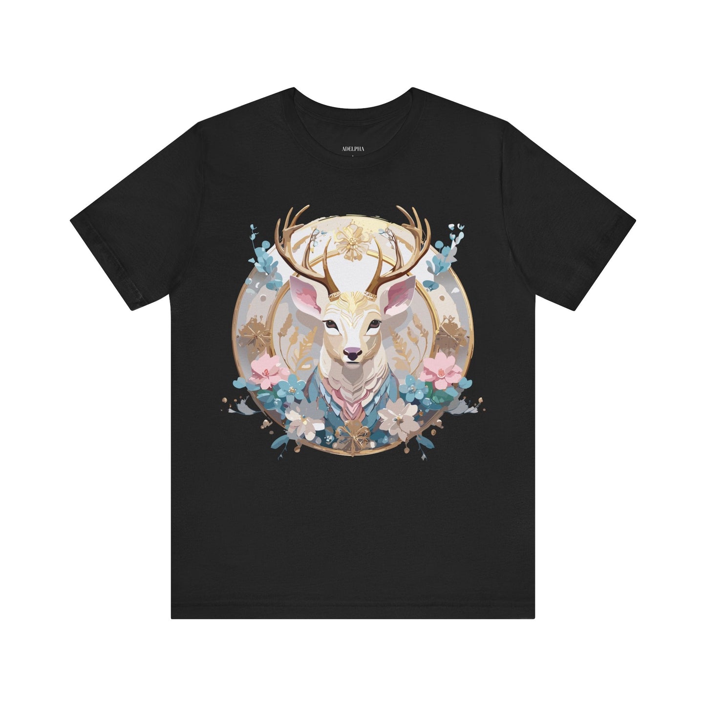 Adelpha Medallion Graphic Tee Unisex Short Sleeve Vintage Inspired Premium Art Design