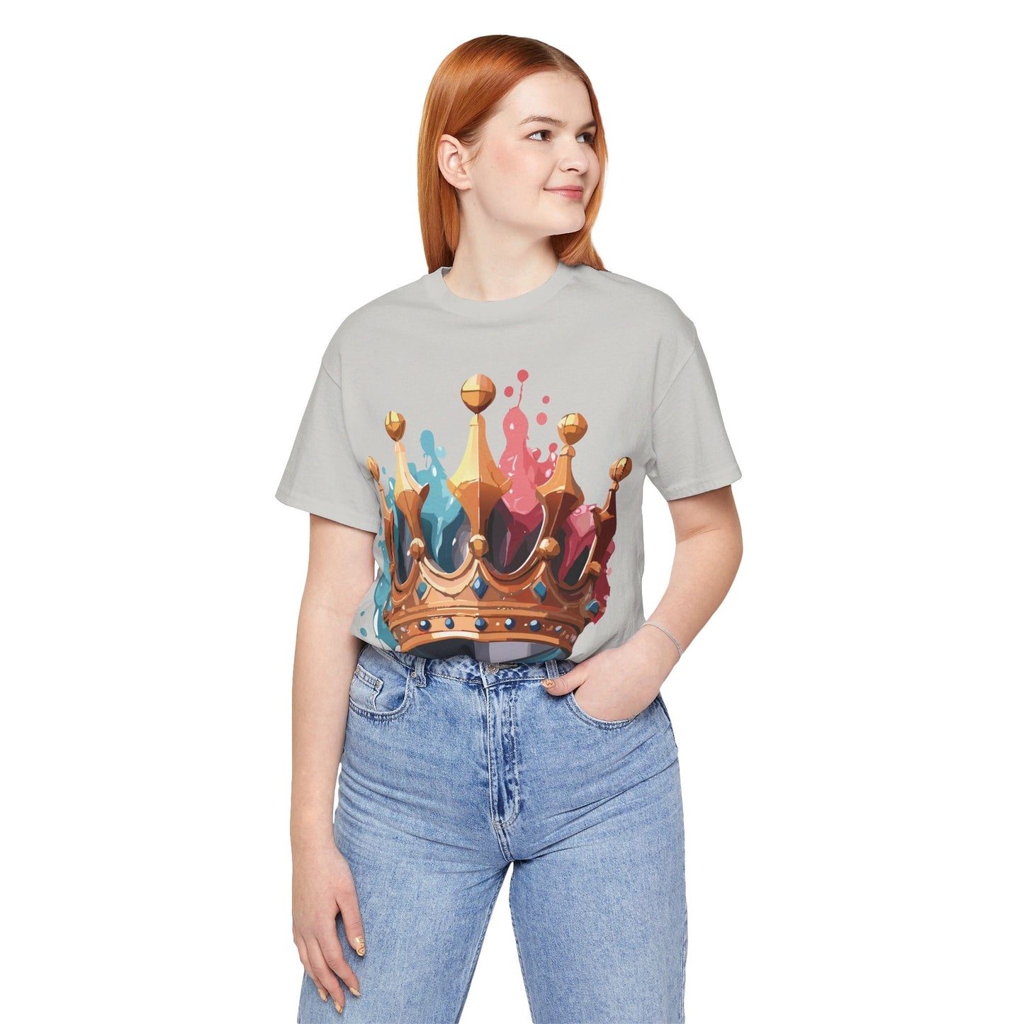 Adelpha Crown Graphic Tee Unisex Vintage Inspired Art Design Short Sleeve Premium Quality