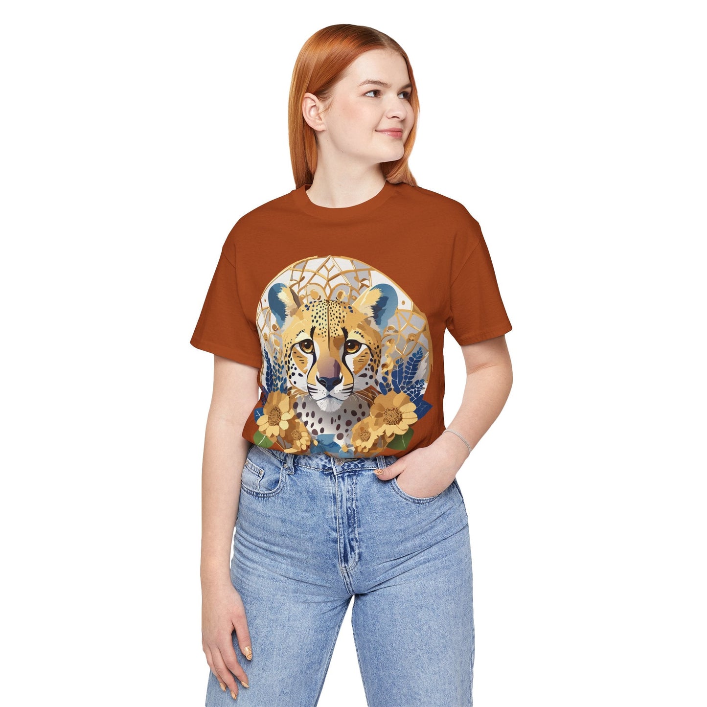 Medallion Shirt Unisex Graphic Tee With Vintage Inspired Adelpha Artwork Short Sleeve Jersey