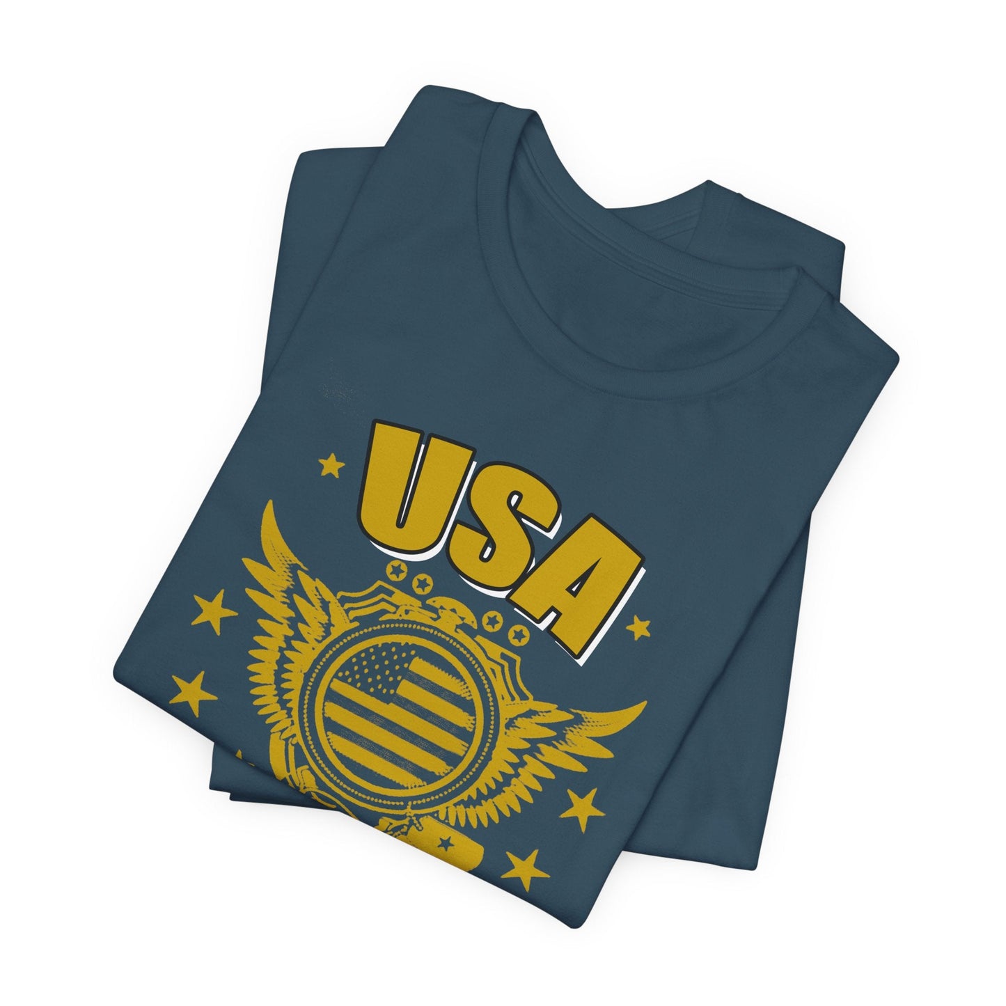 Army Veteran Patriotic Graphic Design Unisex Cotton T-Shirt v59