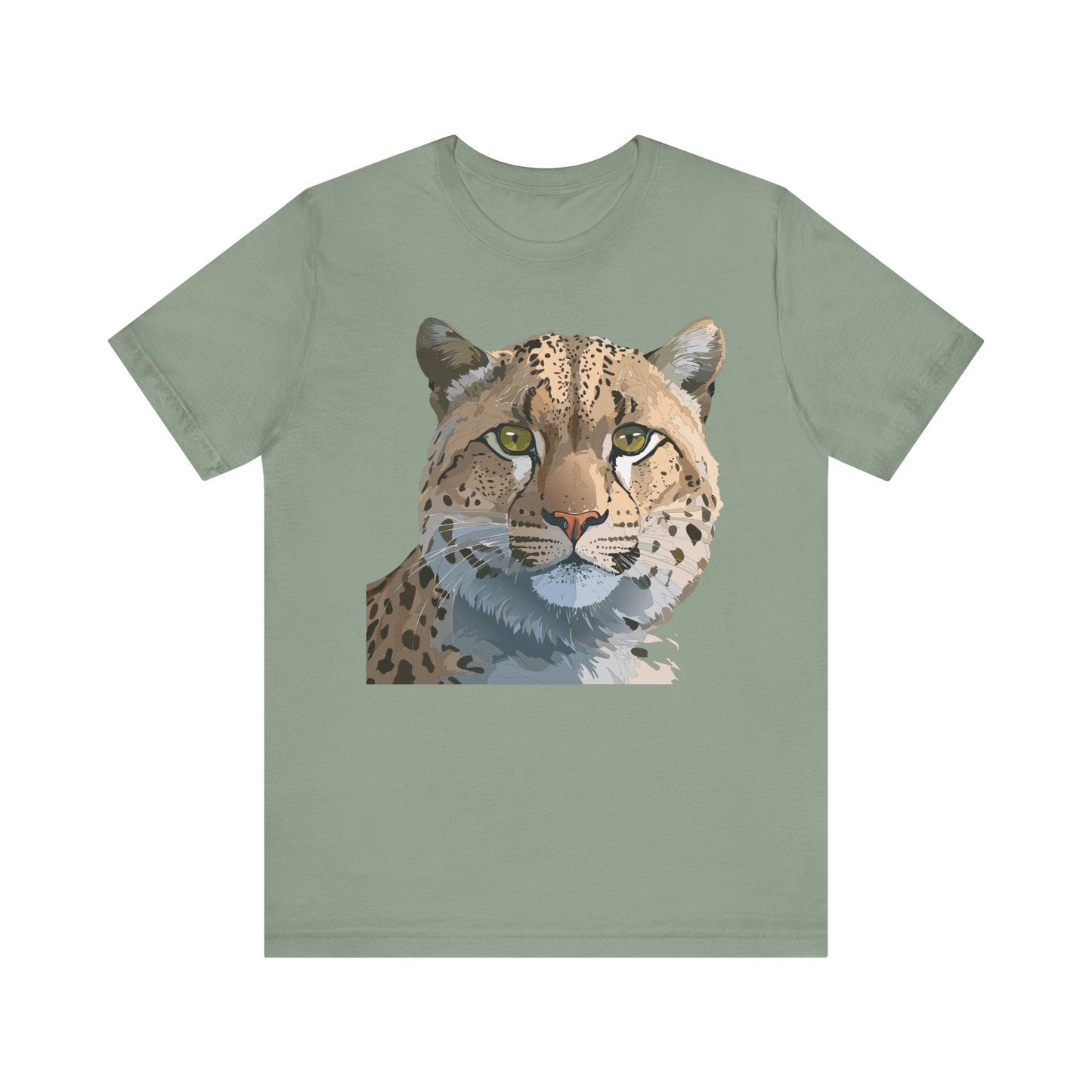 Unisex Animal Shirt With Animals Art Design Tee Short Sleeve Wildlife Print Tee Shirt