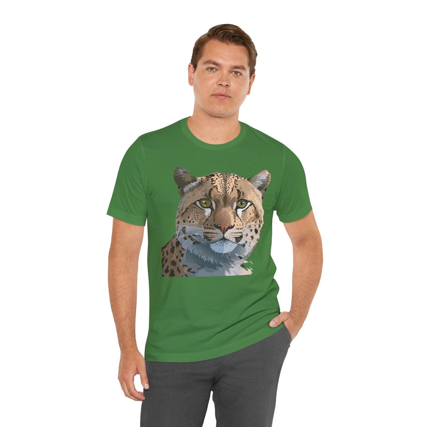 Unisex Animal Shirt With Animals Art Design Tee Short Sleeve Wildlife Print Tee Shirt