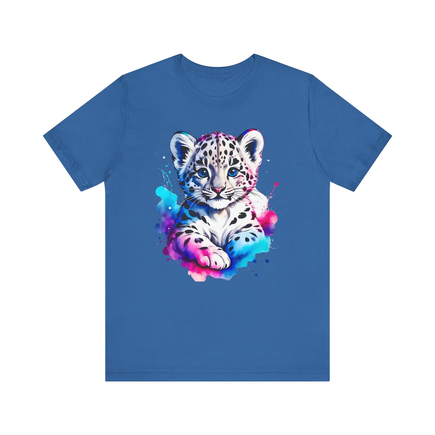 Baby Leopard Shirt, Cute Leopard Tee Shirt, Animal T-Shirt, Gepard Top, Animal Tees, Art Design T-Shirt, Graphic Tee
