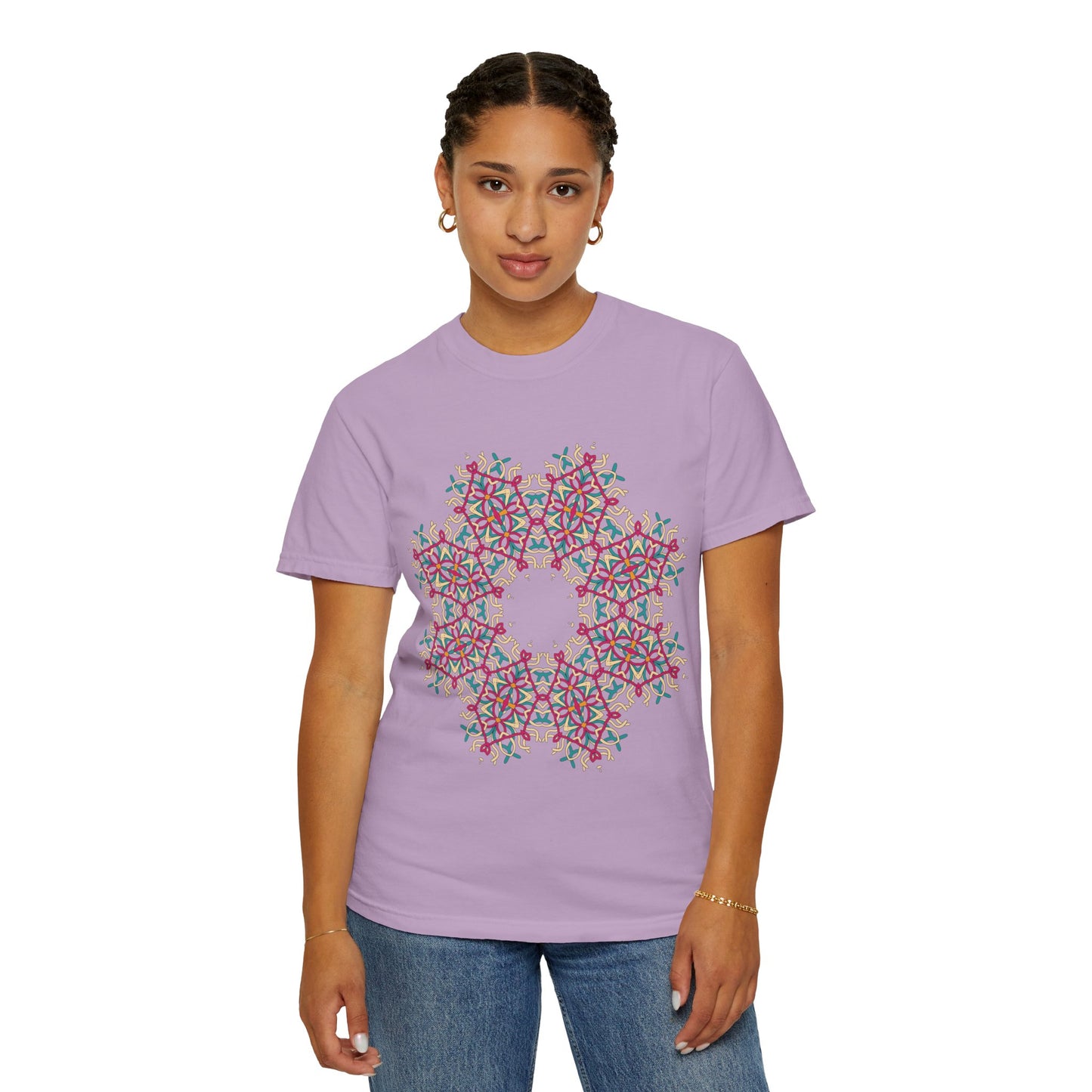 Unisex T-shirt with abstract print