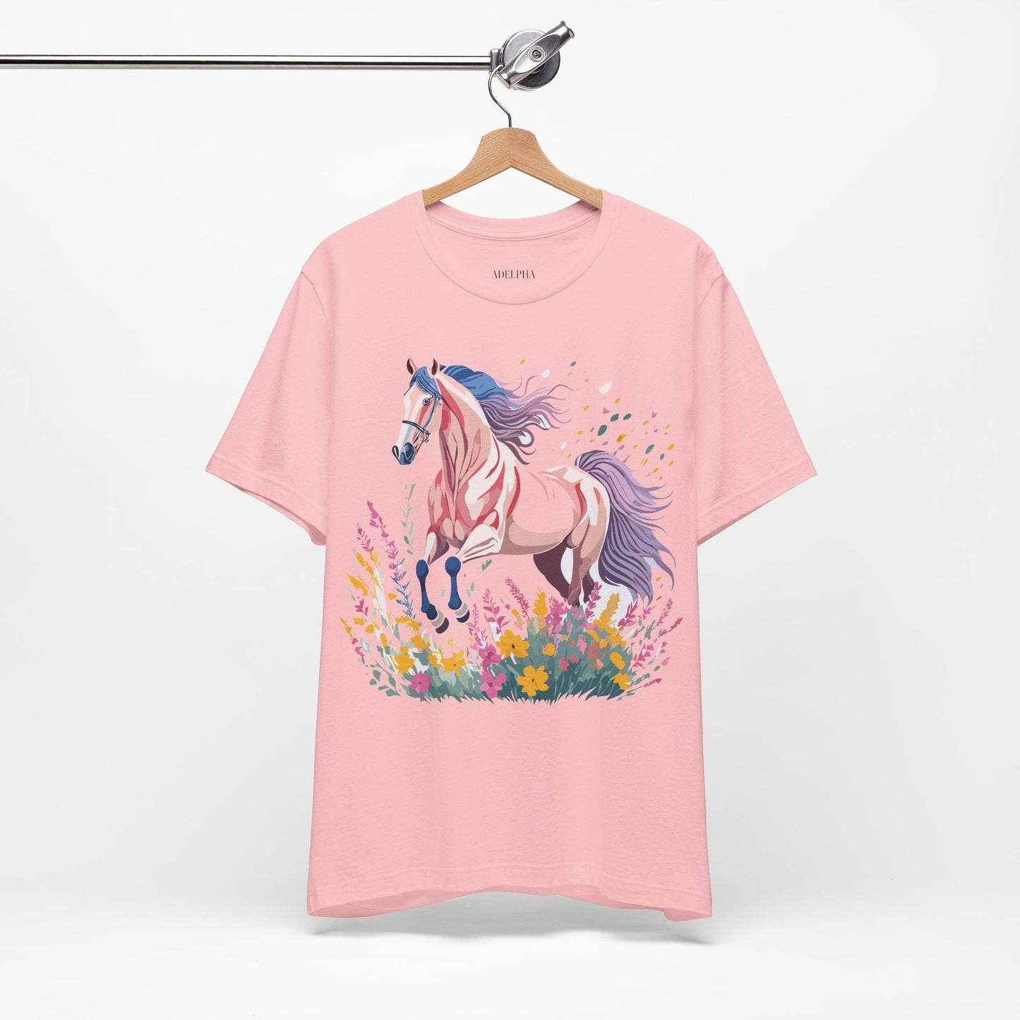 Horse Graphic Unisex 100 Cotton Vintage Animal Art T-Shirt 7