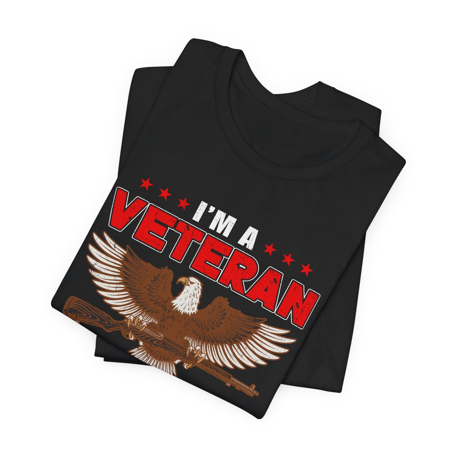 Army Veteran Patriotic Graphic Design Unisex Cotton T-Shirt v35