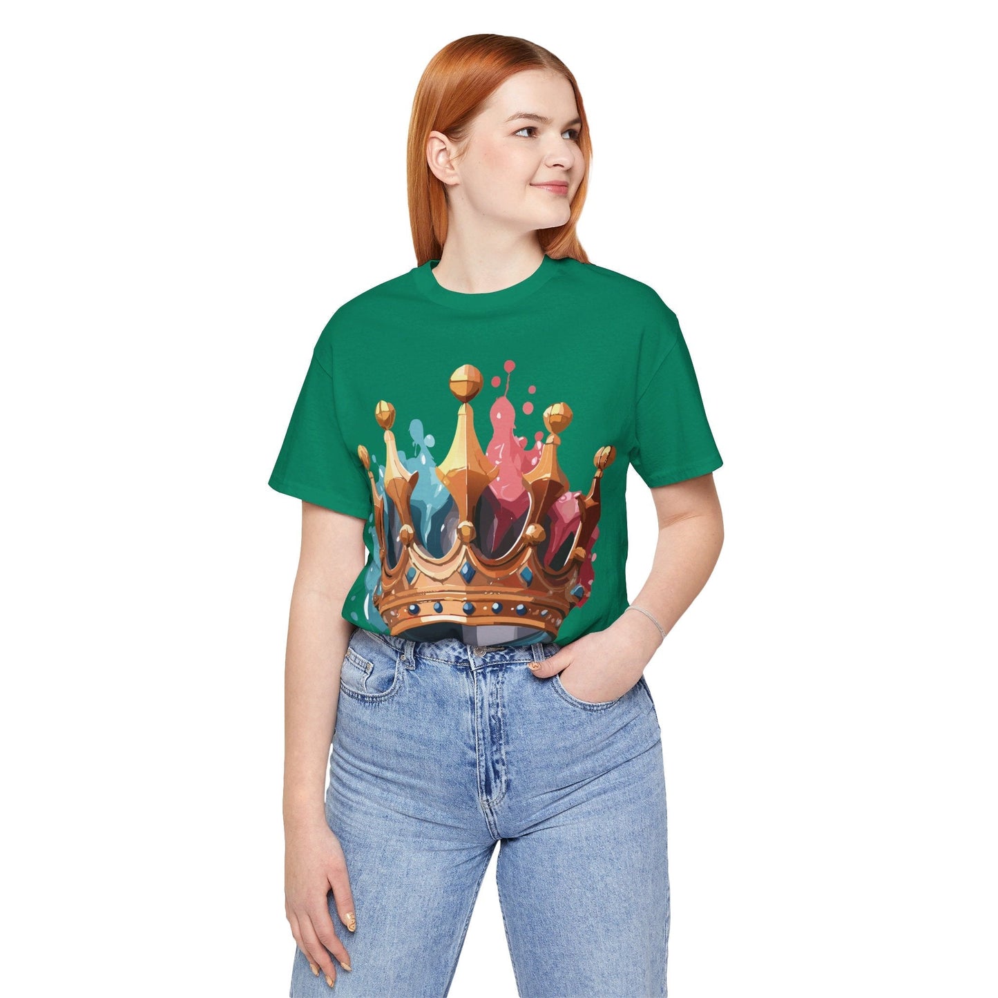Adelpha Graphic Tee Crown Shirt Unisex Vintage Artwork Premium Casual Everyday Wear T Shirt