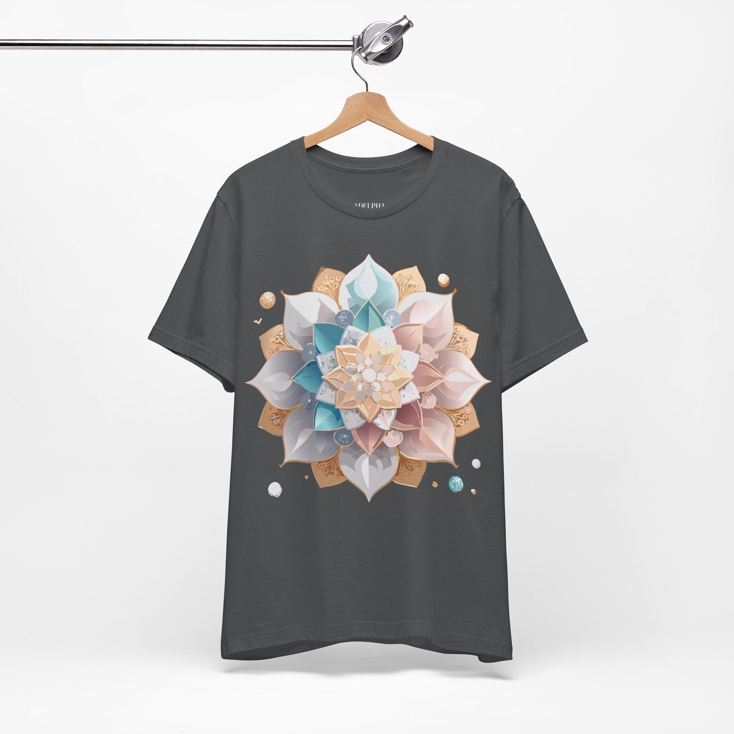 Mandala Graphic Tee Unisex Vintage Inspired Art Design Shirt By Adelpha Premium Artwear