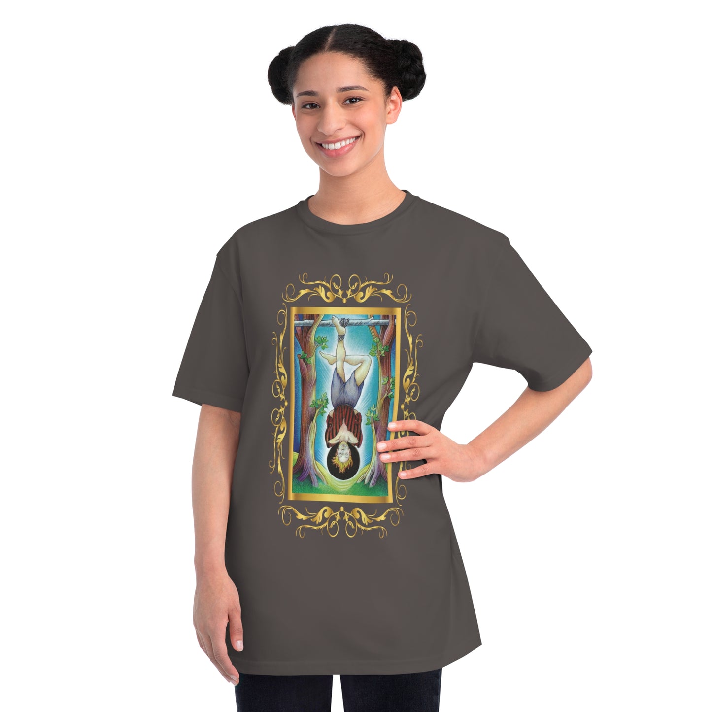 T-Shirt aus Bio-Baumwolle, Unisex, mit Tarotkarten