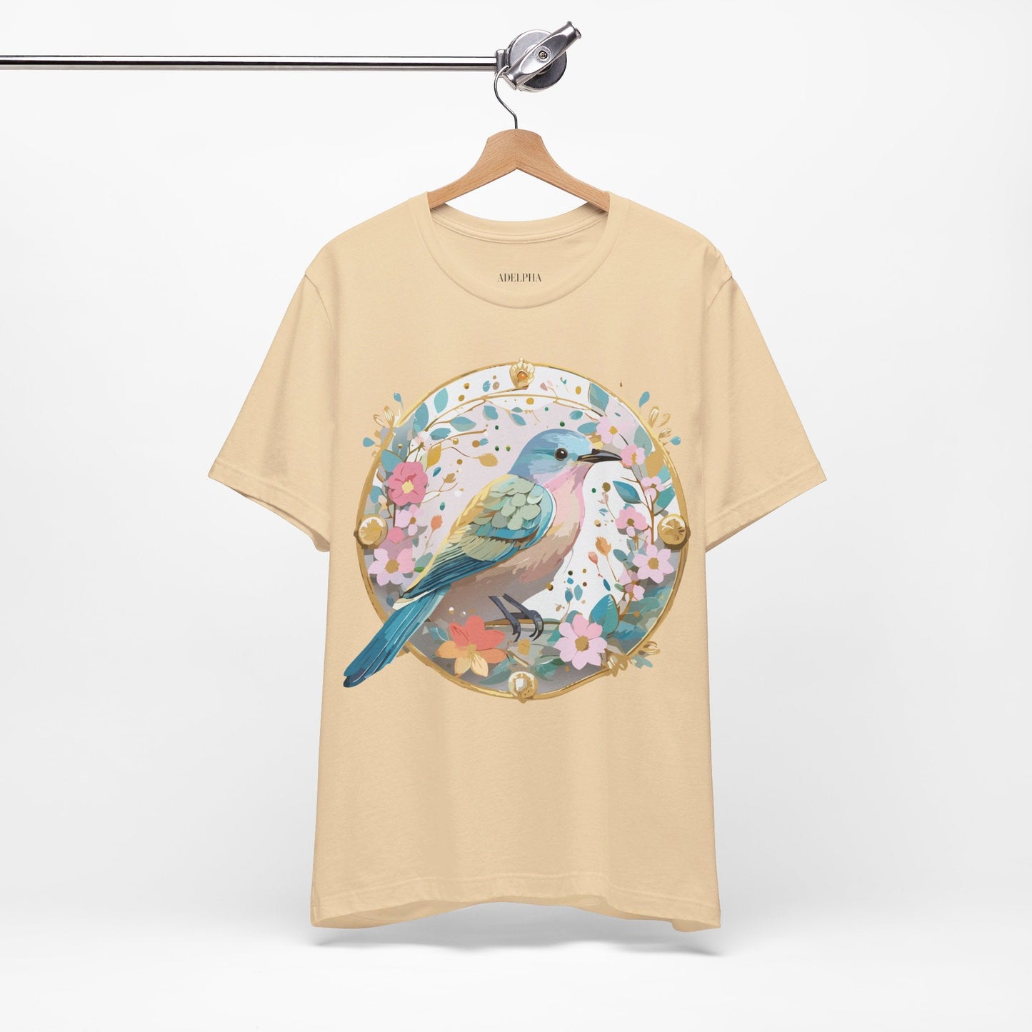 Adelpha Vintage Inspired Graphic Tee Unisex Short Sleeve Shirt Art Design Premium