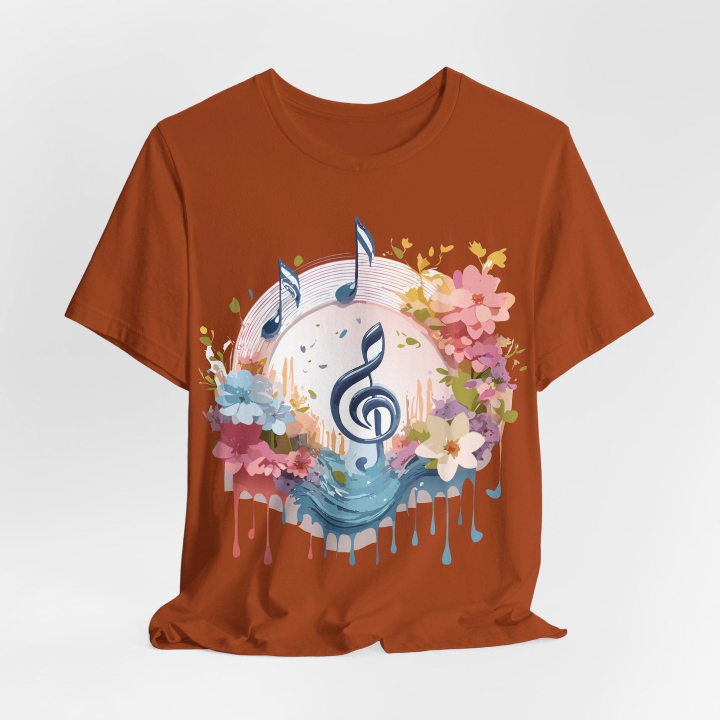Adelpha Graphic Music T Shirt Unisex Jersey Short Sleeve Tee With Vintage Artwork