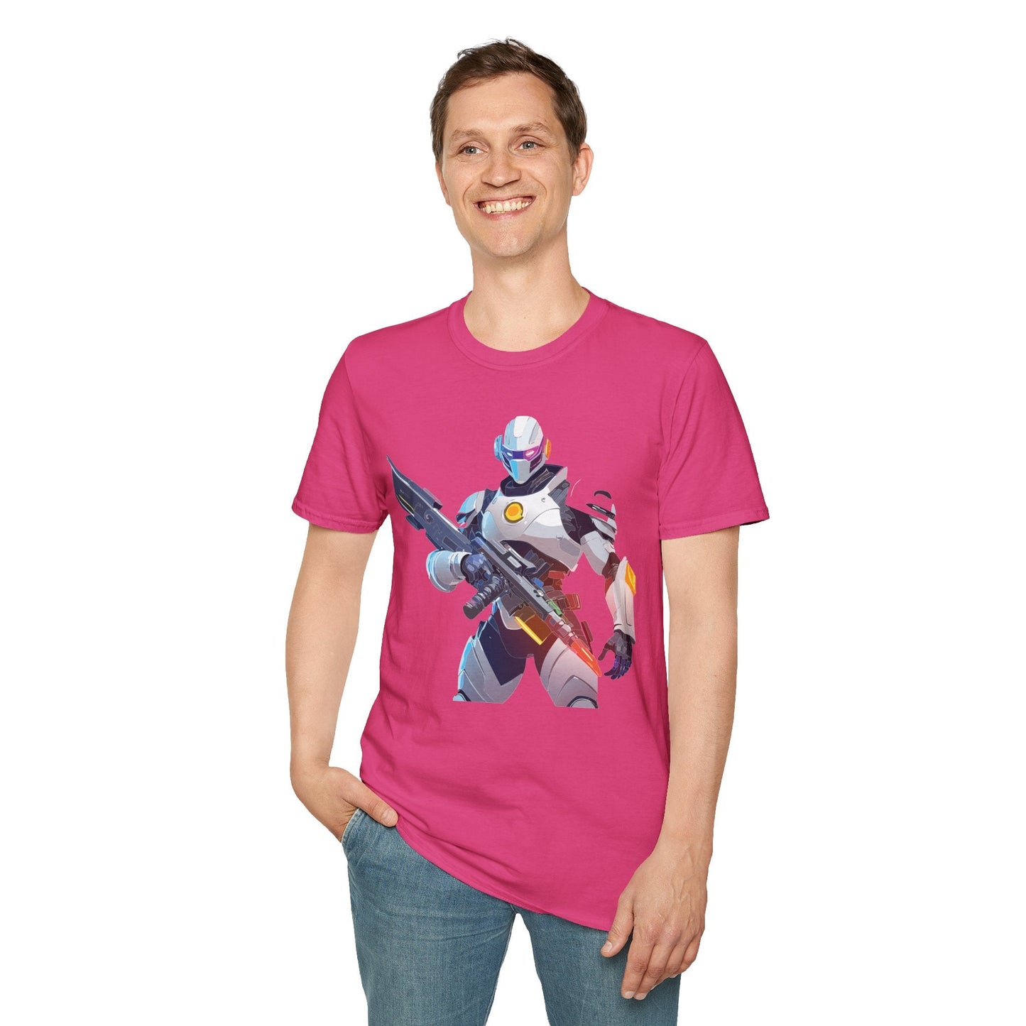 Robocop Graphic Unisex Cotton With Cyber Man Artwork Tee 5