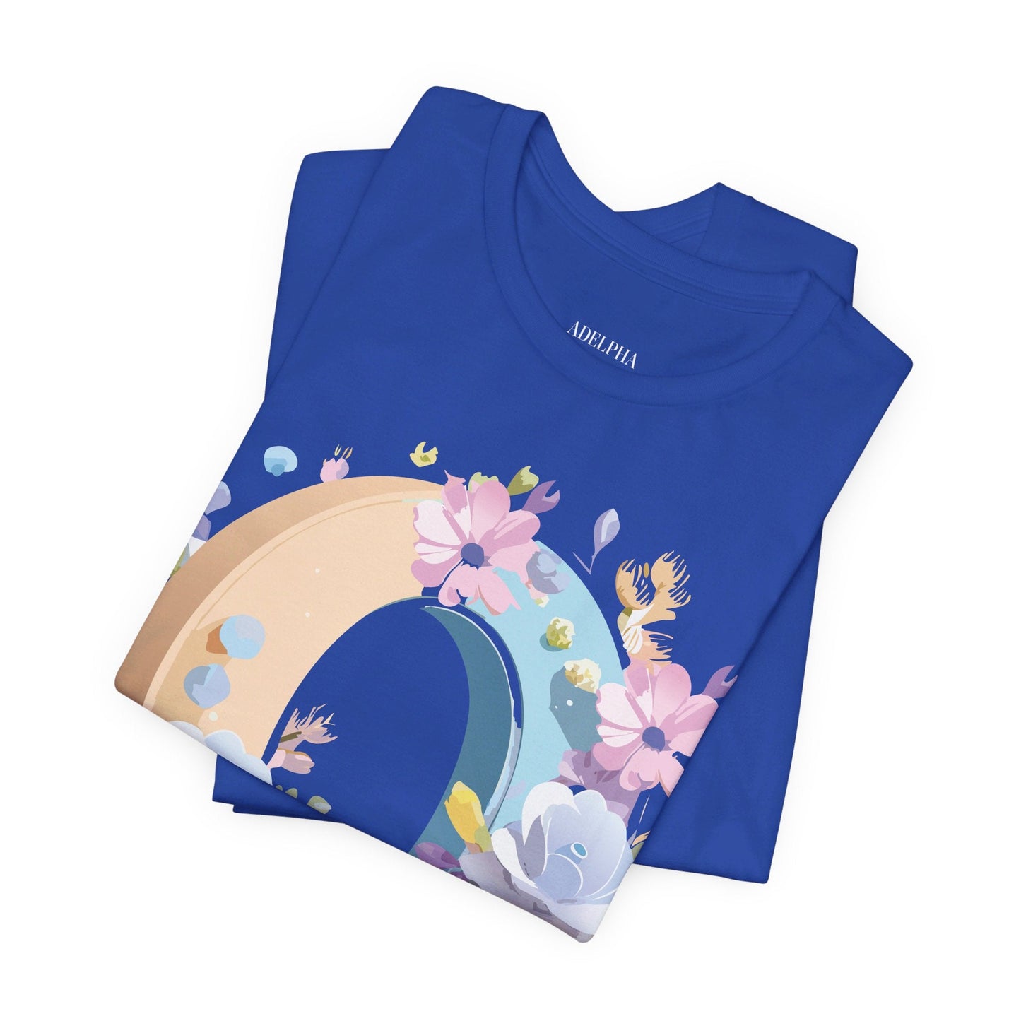 Letter O Shirt Unisex Graphic Tee With Vintage Inspired Art By Adelpha Premium Jersey Short Sleeve