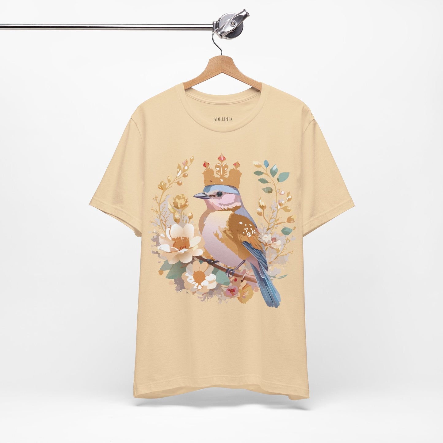 Medallion Graphic Unisex 100 Cotton Vintage Animal Medal Artwork Tee 19