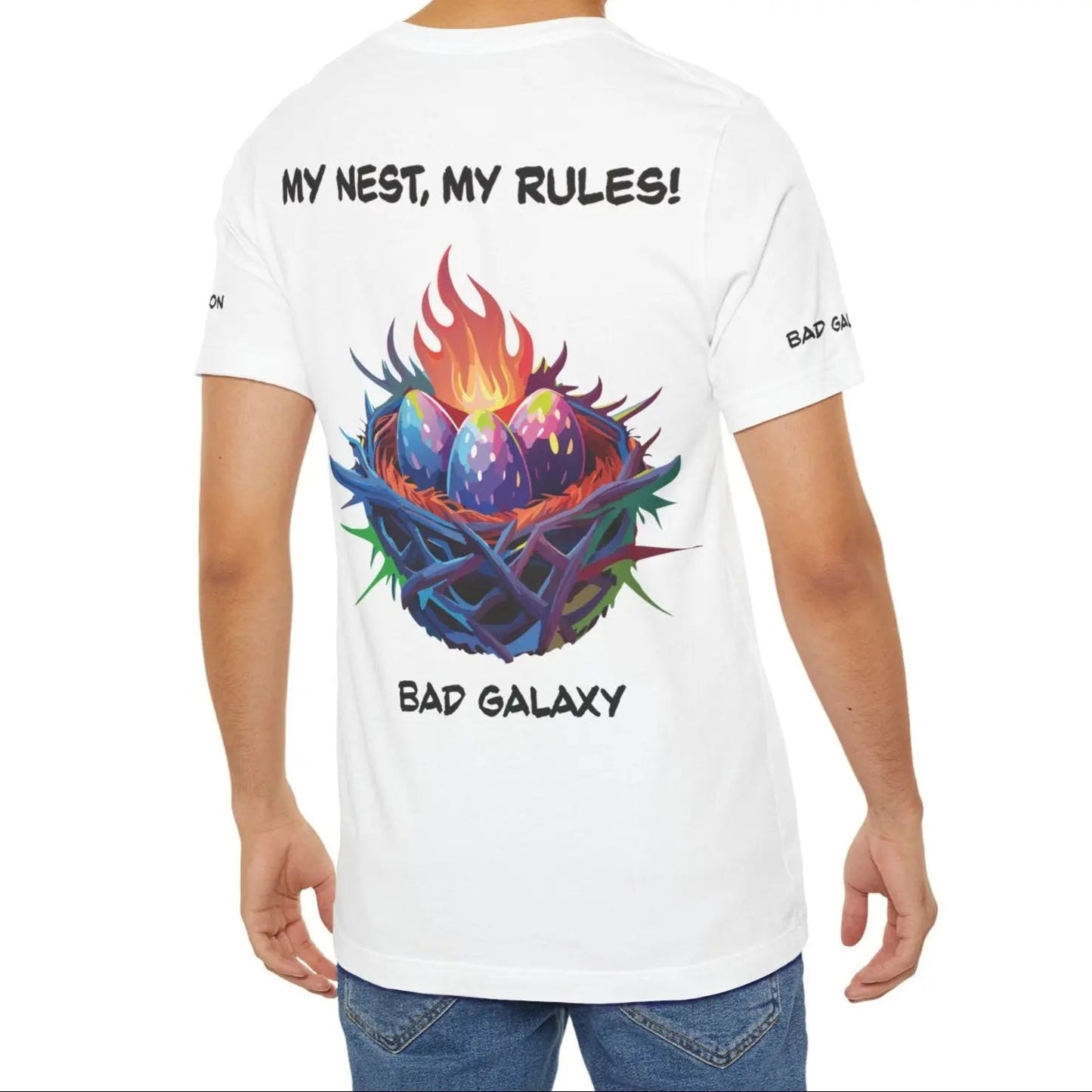 Animal T Shirt by Bad Galaxy 100 Cotton Eco Friendly Inks Made in USA Durable Stitching
