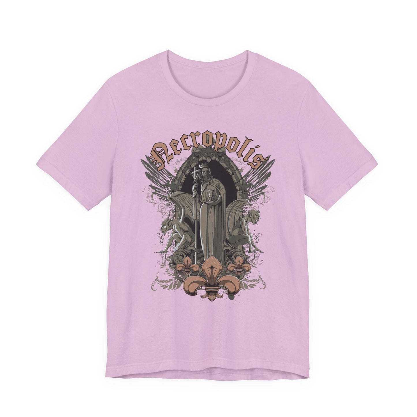Gothic Skull Graphic Unisex Cotton T-Shirt r7