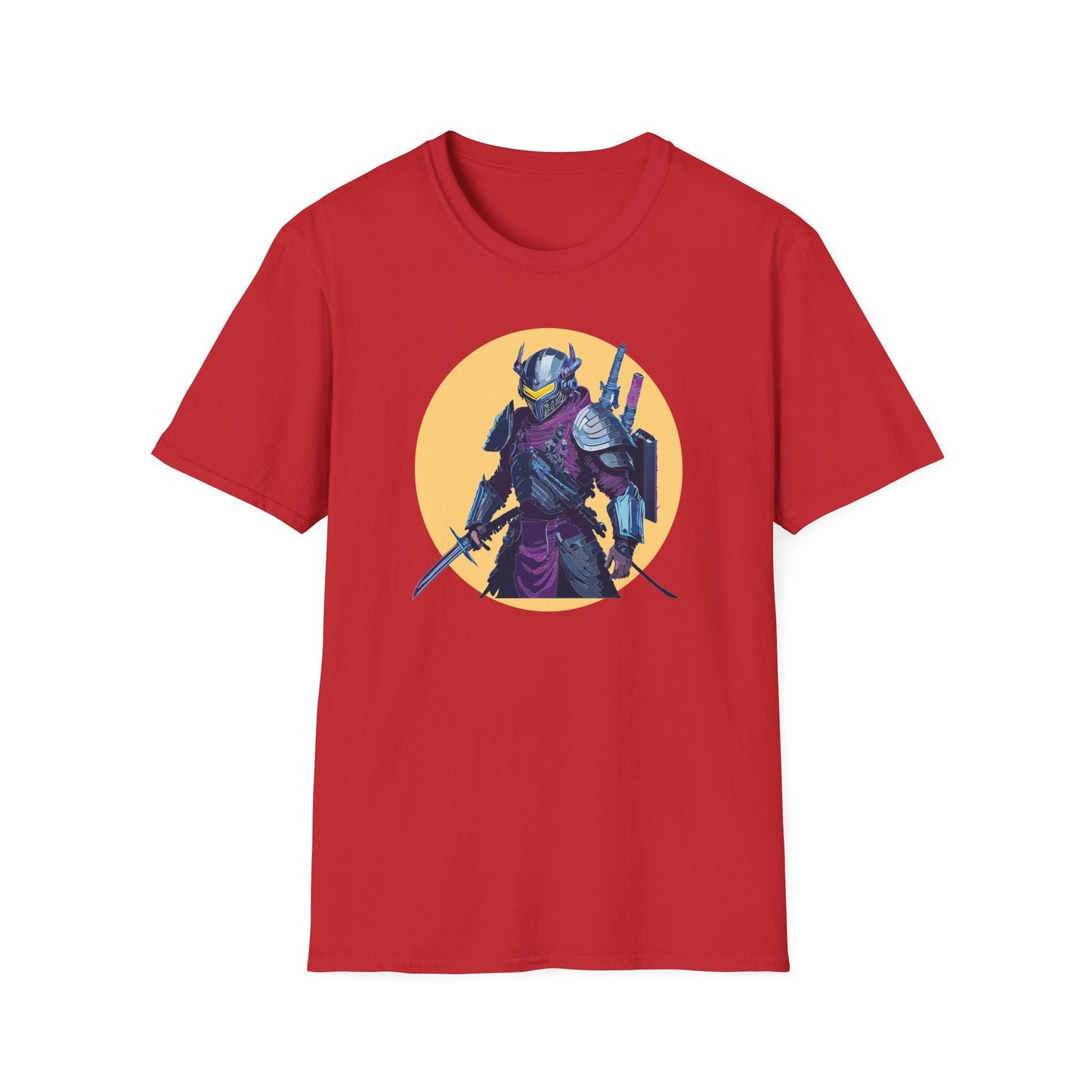 Samurai Shirt Unisex T Shirt Softstyle Gildan 64000 Cotton Tee Breathable Comfortable