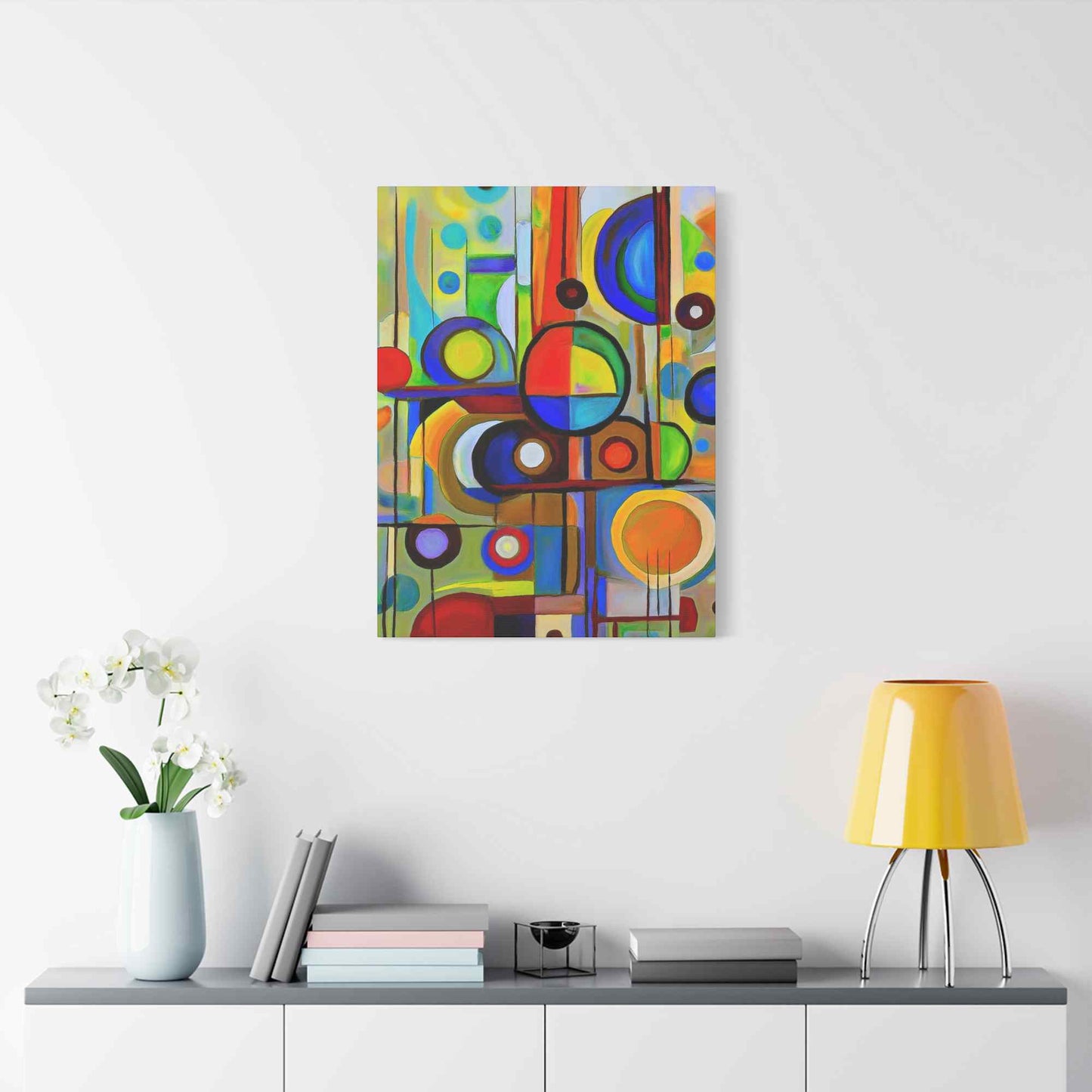 Abstract Painting Print Canvas 20x24,20x30,24x30, 24x32,24x36,30x40, 32x48,36x48,40x60 Pine-Wood Inner Frame ABS-14