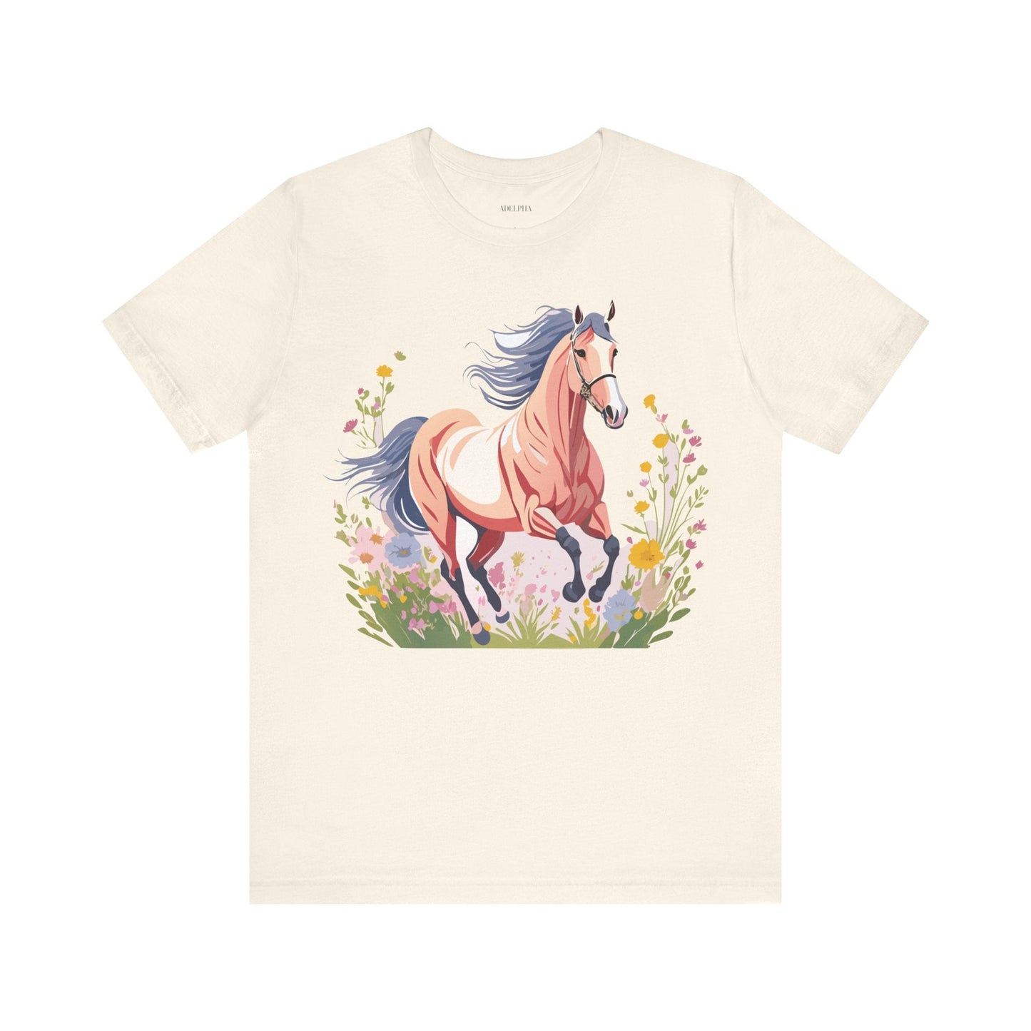 Horse Graphic Unisex 100 Cotton Vintage Animal Art T-Shirt 9