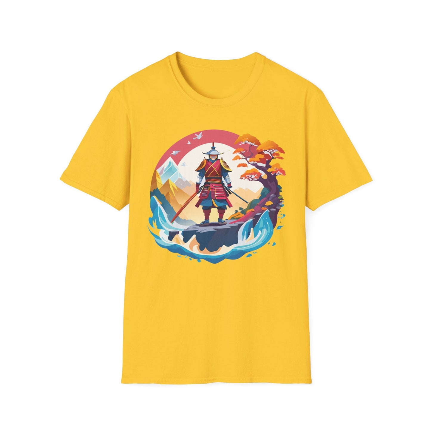 Samurai Shirt Gildan Softstyle 64000 Ring Spun Cotton Unisex Tee For Everyday Comfort