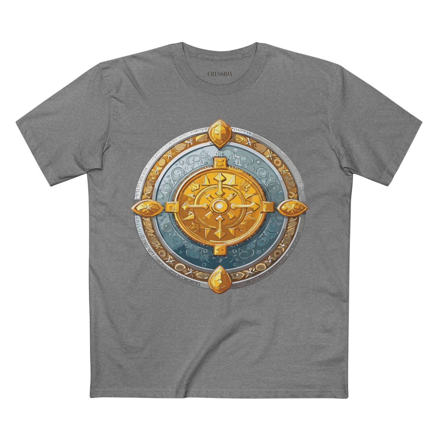 Antique Gold Coin Graphic Design T-Shirt Unisex 100 Cotton With Golden Print Artwork Tee 7