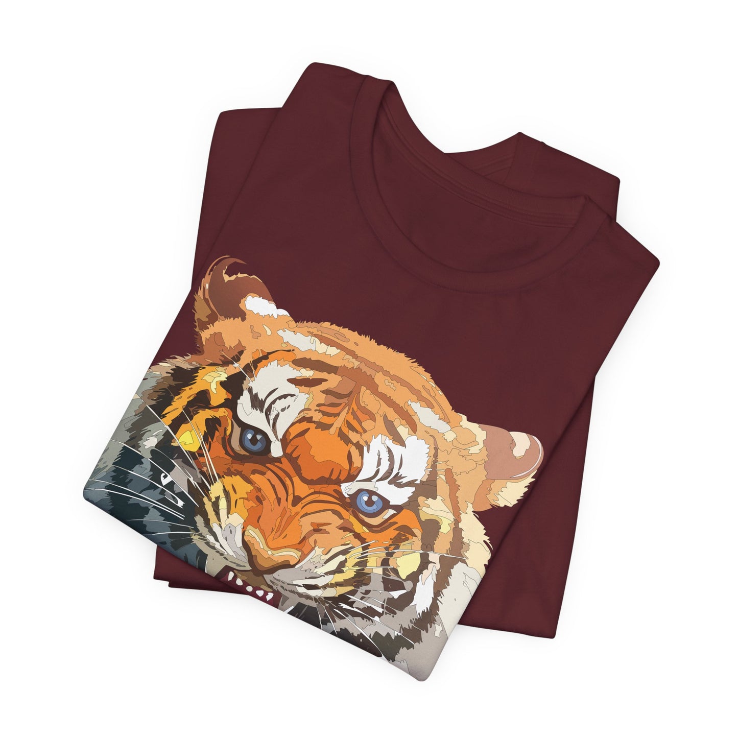 Tiger Shirt, Animal Shirt, T-Shirt with Tiger, Art Design Tee, Animal Tees, Safari T-Shirt, Graphic Design Tee 14