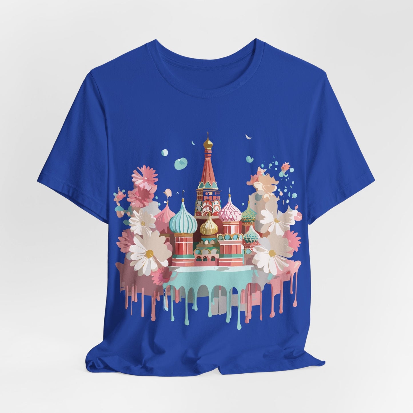 Unisex Moscow Tourist Shirt Graphic Tee by Adelpha Vintage Inspired Art Design Premium Quality