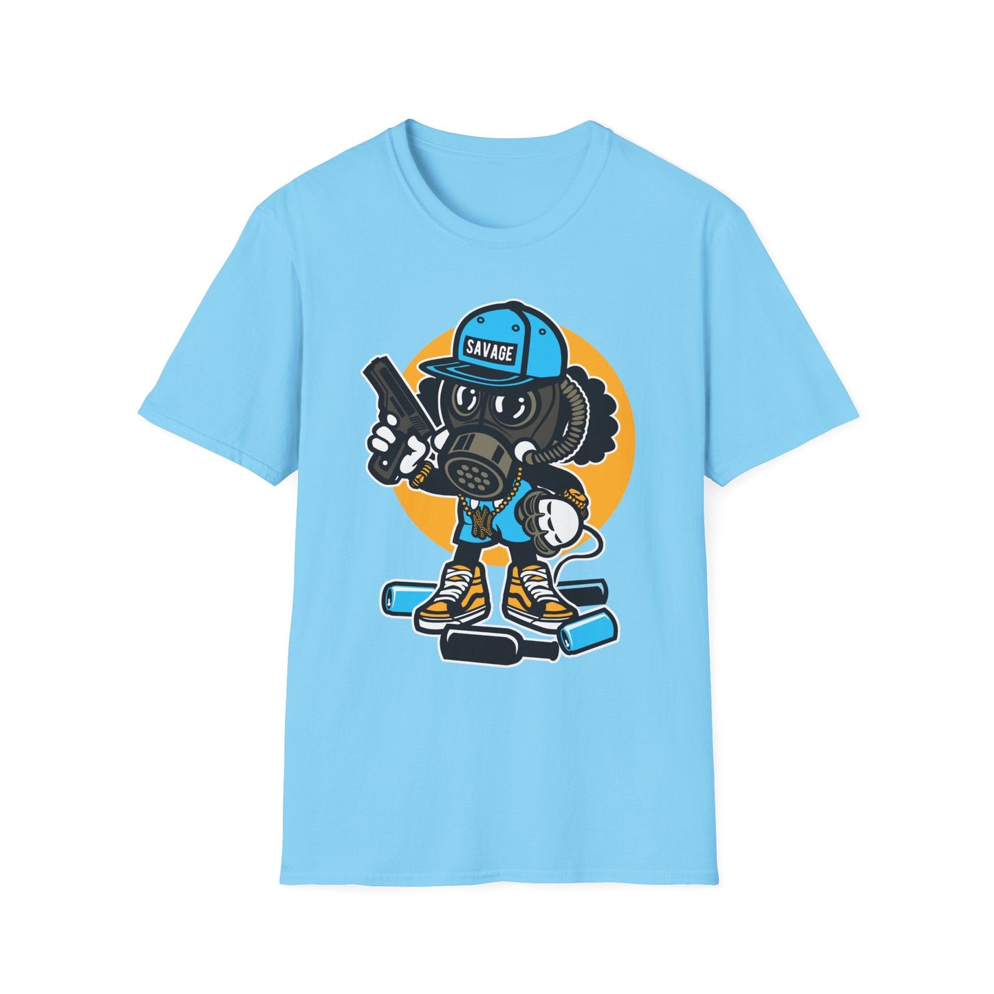 Cartoon T Shirt Animation T Shirt Funny Tee Shirt Unisex Gildan Softstyle Cotton Tee 64000