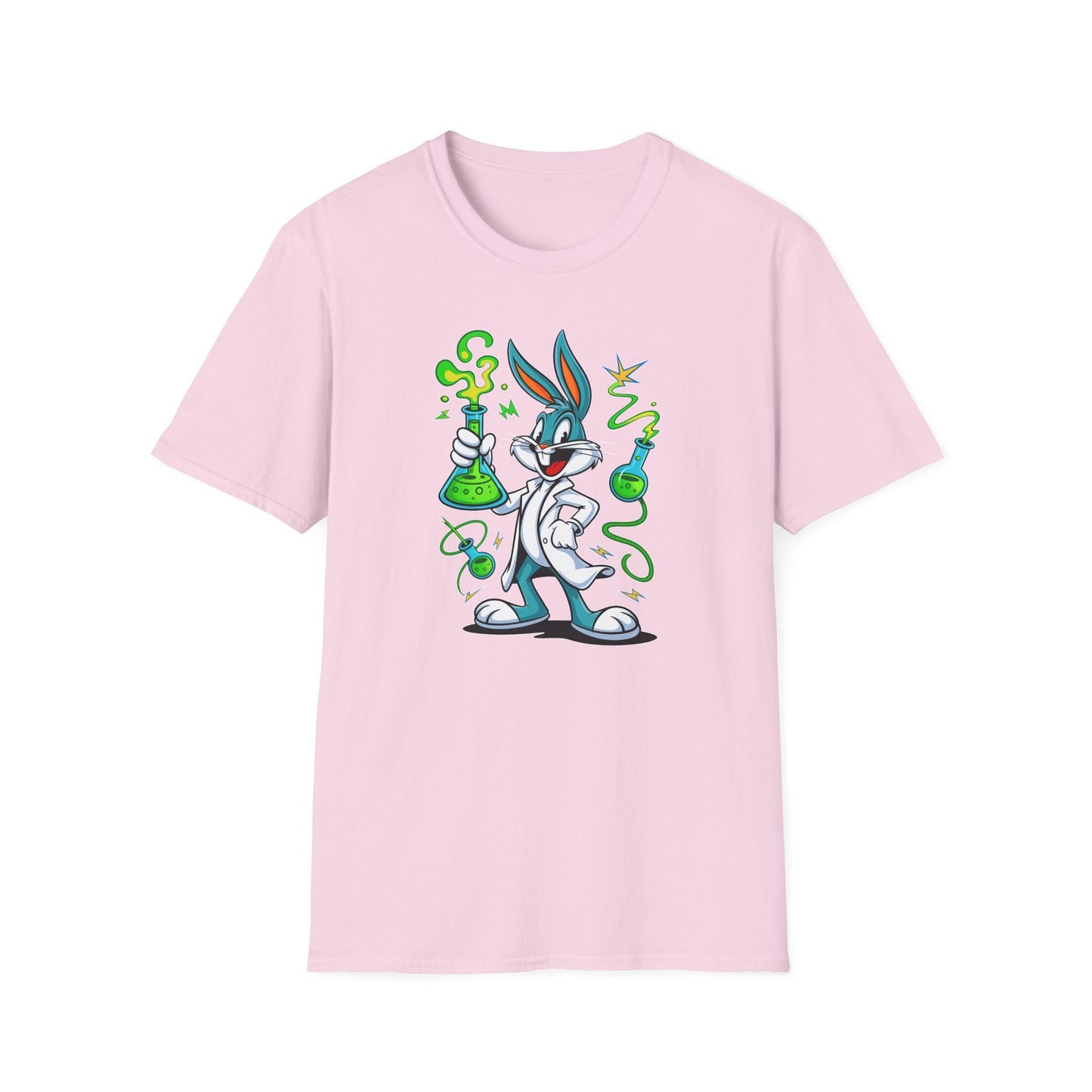 Bugs Bunny T Shirt Cartoon Design Unisex Softstyle 64000 Tee Graphic Shirt Art Design