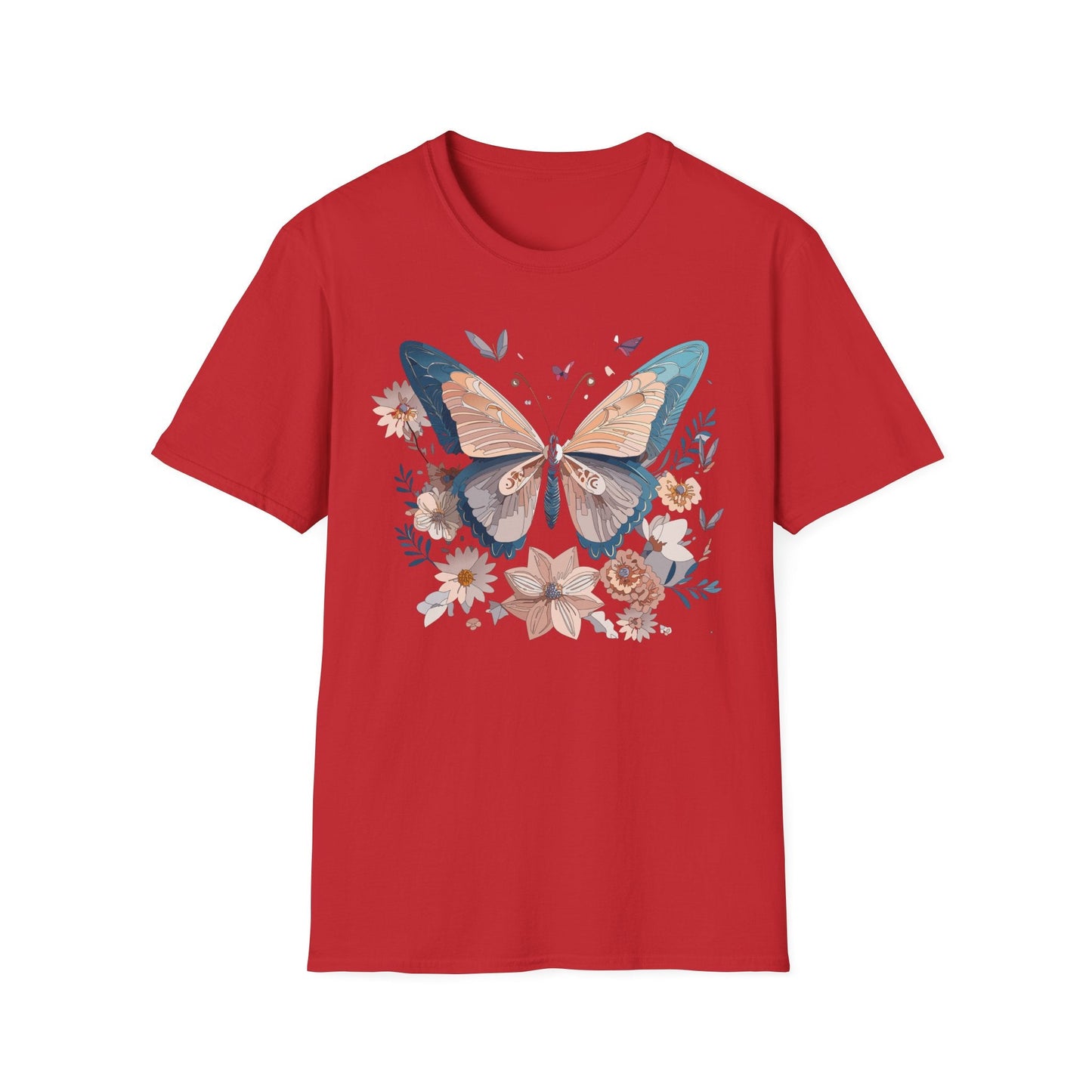 Monarch Butterfly T Shirt Unisex Softstyle Gildan 64000 Tee Lightweight Comfort Fit