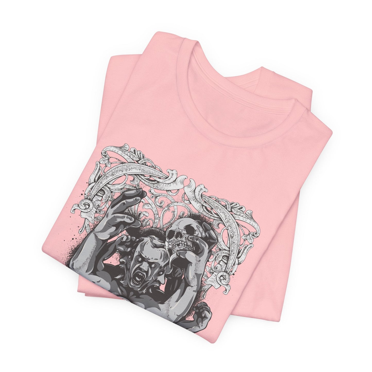 Mask Artwork Illustration Graphic Unisex Cotton T-Shirt r17