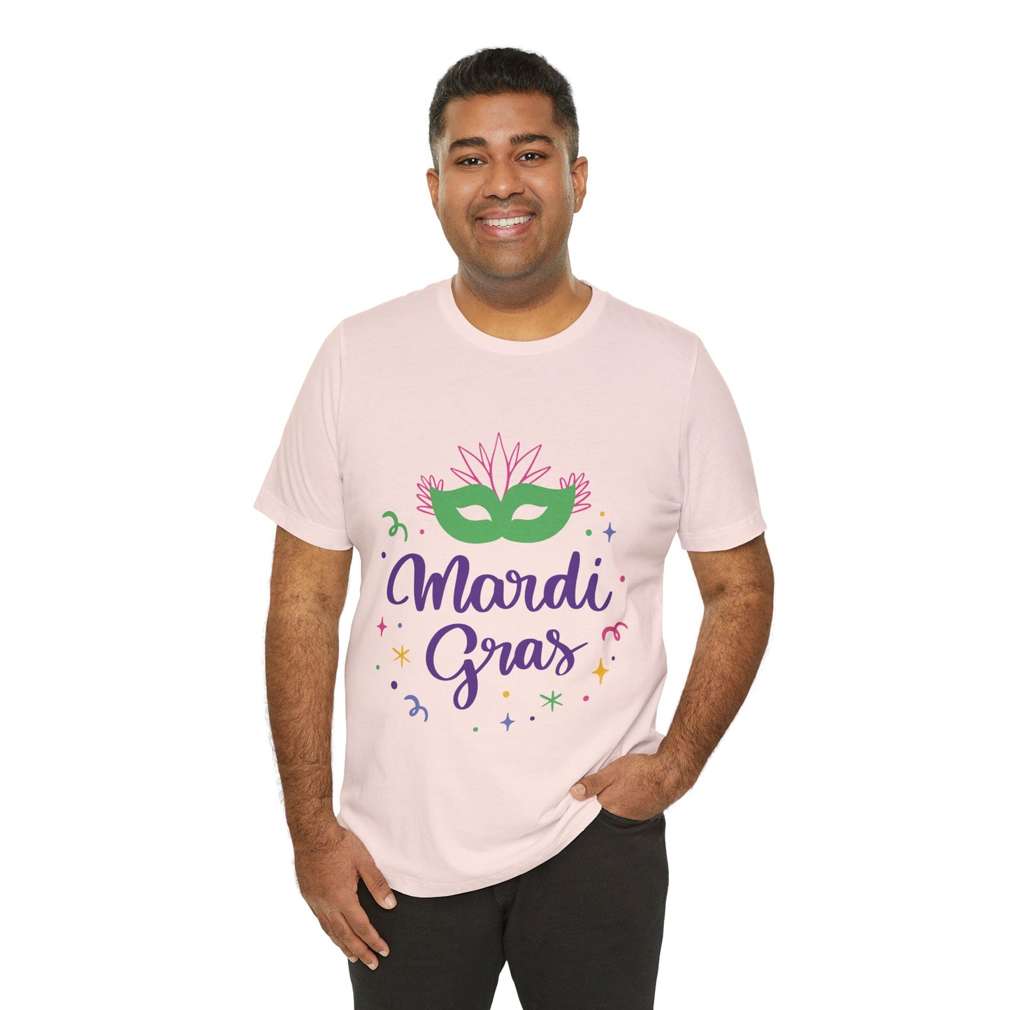 Unisex Cotton Tee Shirt for Mardi Gras