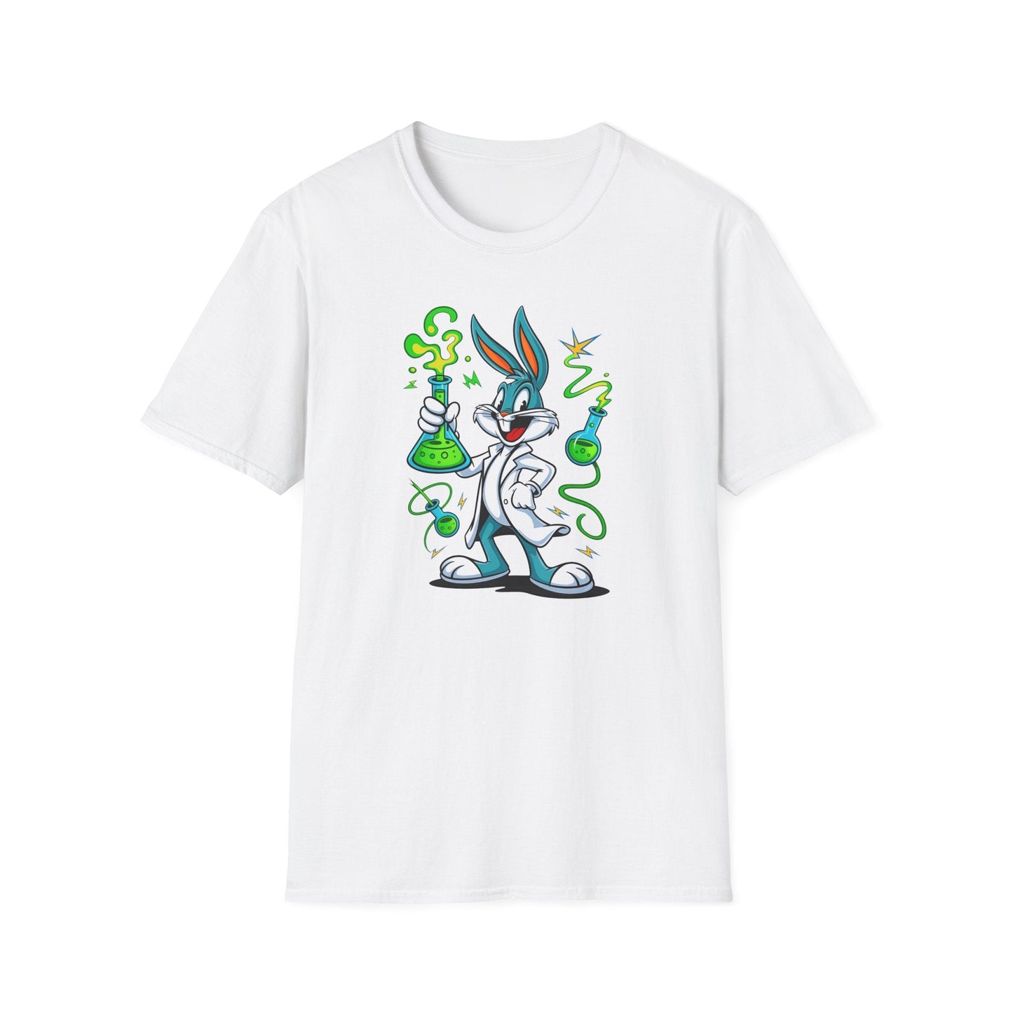 Bugs Bunny T Shirt Cartoon Design Unisex Softstyle 64000 Tee Graphic Shirt Art Design