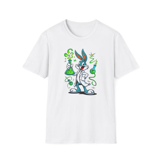 Cartoon Bunny Graphic Unisex Cotton Animal Animation Artwork Design Tee 7