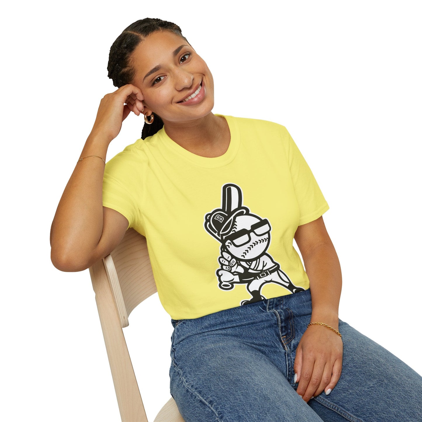 Cartoon T Shirt Animation T Shirt Funny Tee Shirt Gildan Softstyle 64000 Unisex Comfort