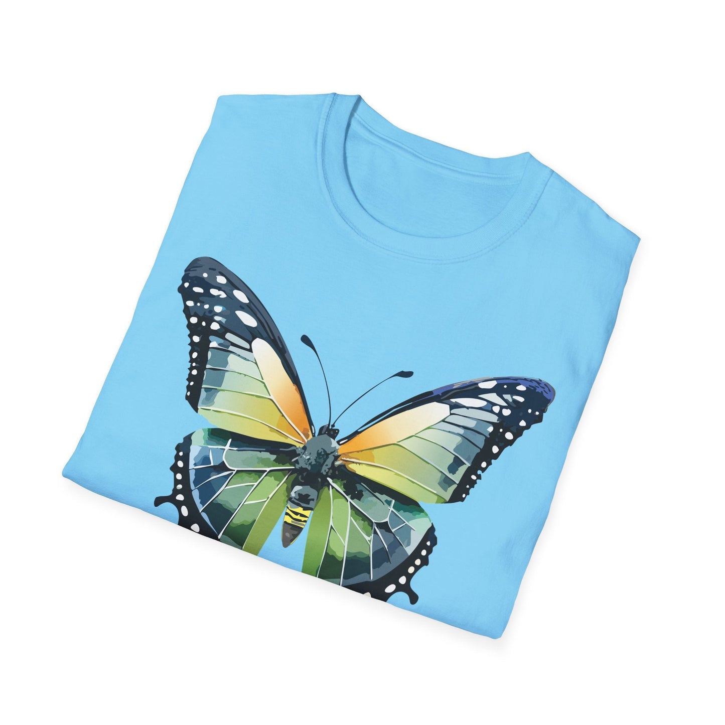 Butterfly Shirt Unisex Softstyle Gildan 64000 Monarch Butterfly Graphic Tee For Men And Women