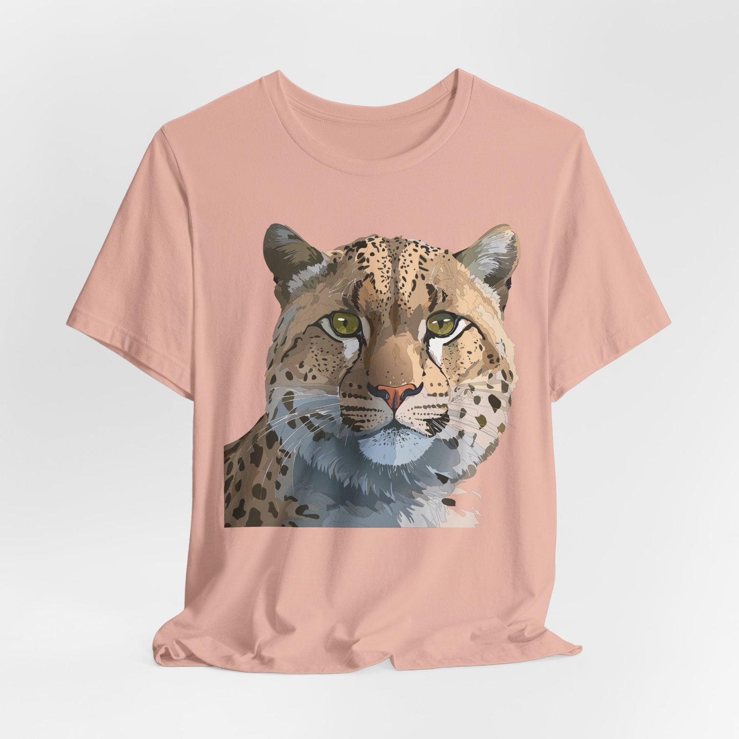Unisex Animal Shirt With Animals Art Design Tee Short Sleeve Wildlife Print Tee Shirt