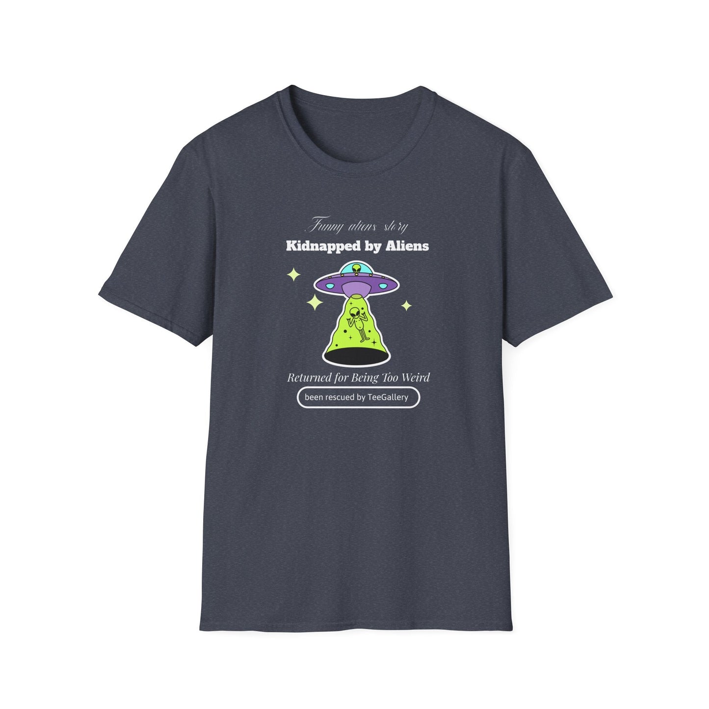 Alien Abduction Graphic Tee  Kidnapped by Aliens Funny UFO Shirt
