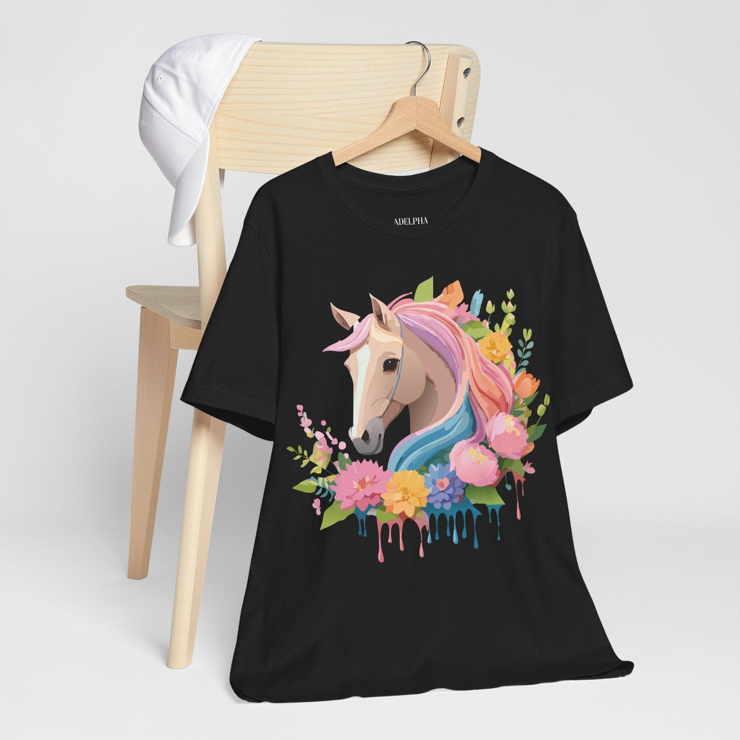 Horse Graphic Unisex 100 Cotton Vintage Animal Art T-Shirt 2