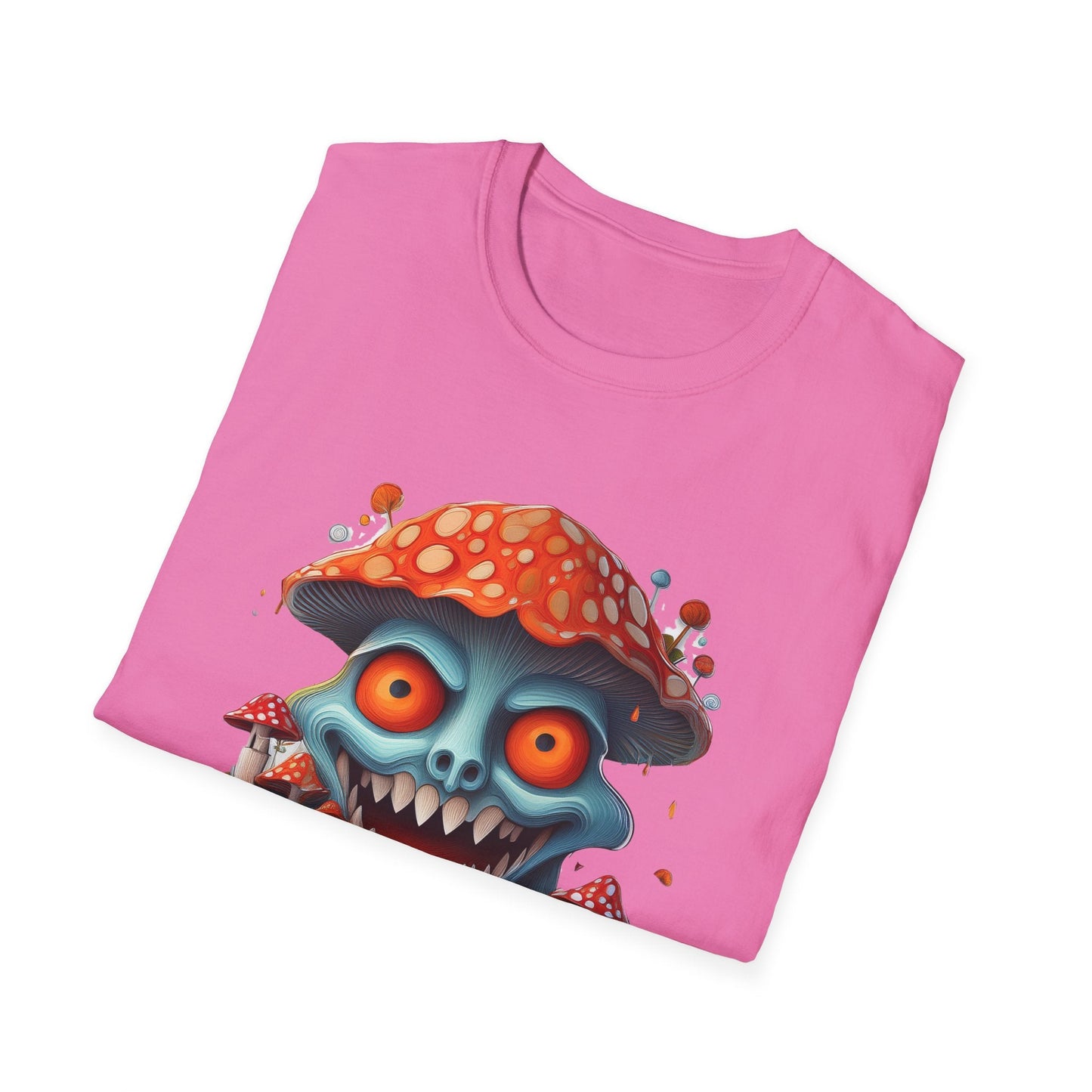 Mashroom Tee Shirt Unisex Softstyle Gildan 64000 Short Sleeve Tee With Funny Mashroom Fungus