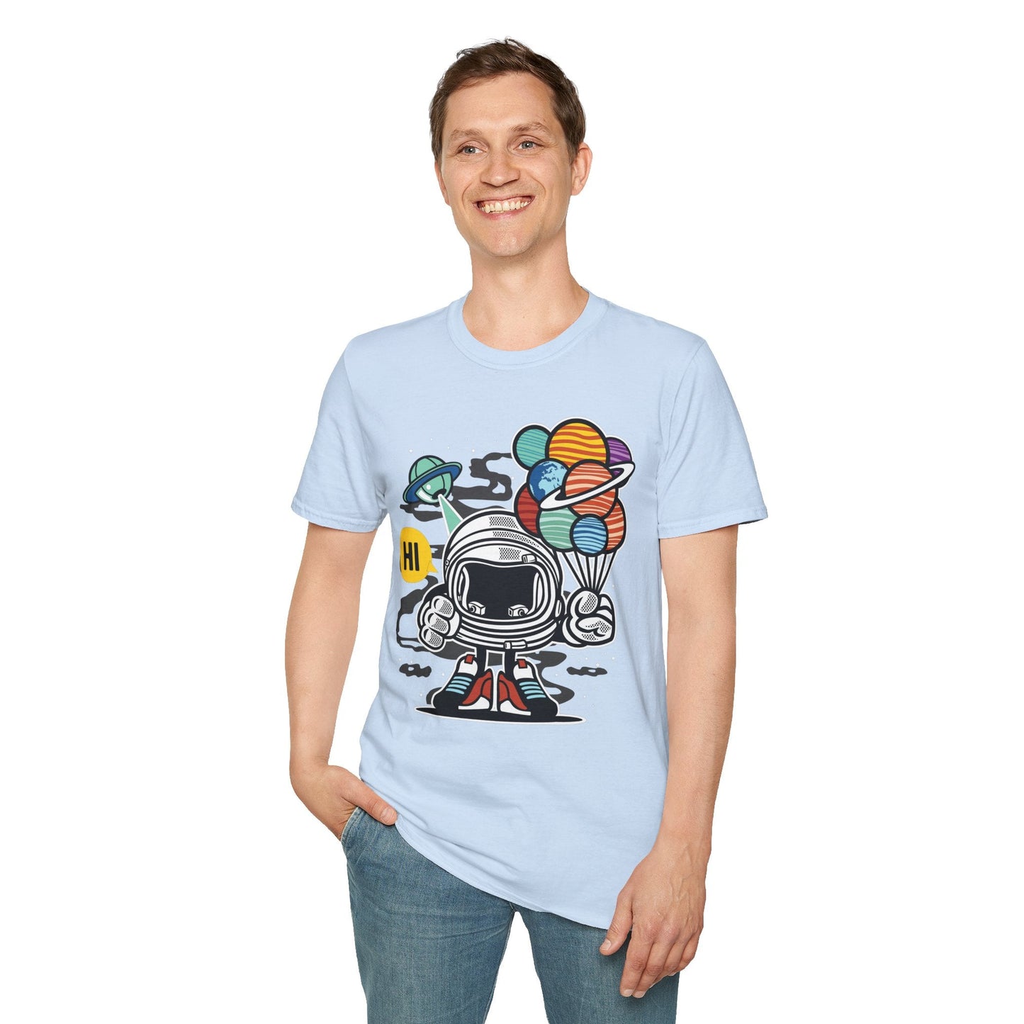 Cartoon T Shirt Animation Tee Funny Graphic Tee Gildan Softstyle 64000 Unisex Comfort