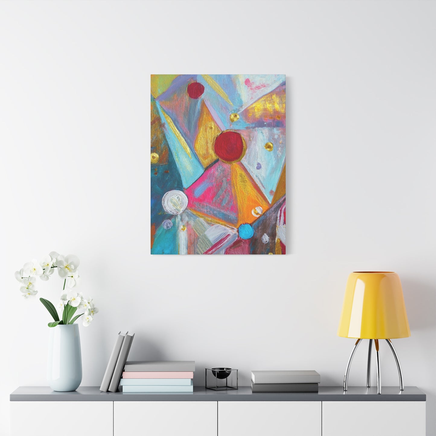 Abstract Oil Painting Print Canvas 20x24,20x30,24x30 24x32,24x36,30x40 32x48,36x48,40x60 Pine-Wood Inner Frame ABS-173