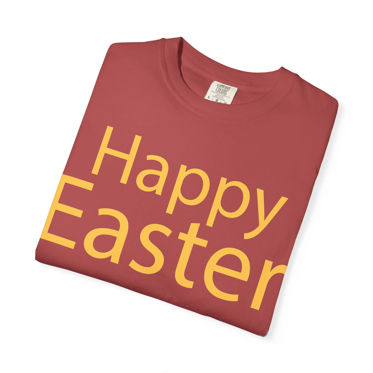 Happy Easter T-Shirt, Tee Shirt with Easter Signature, T Shirt with Easter Prints, Tee Shirt with Easter Design