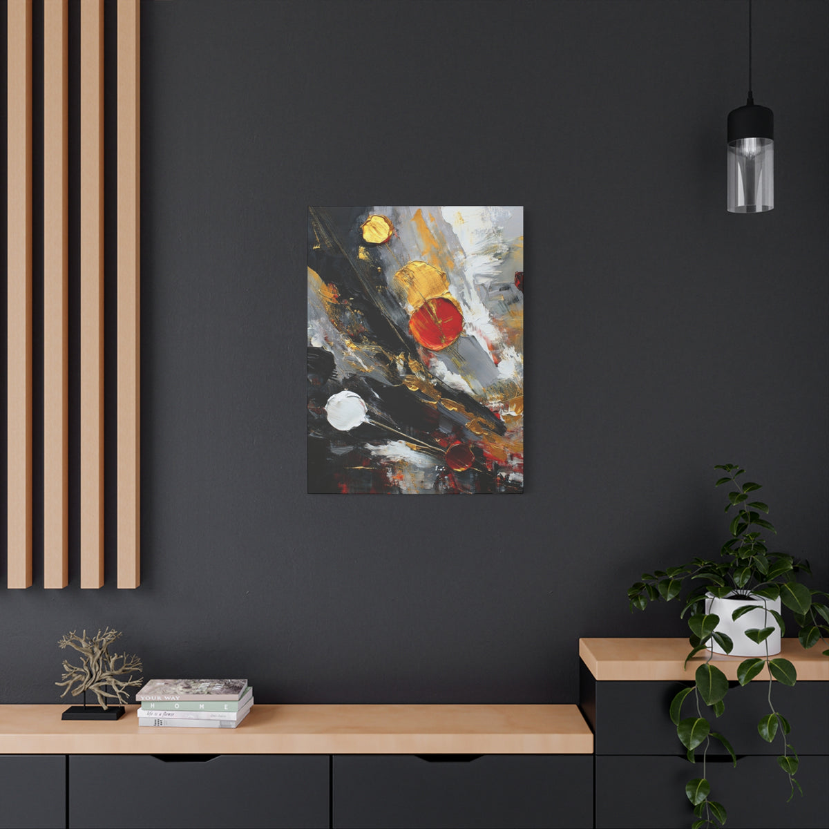 Abstract Oil Painting Print Canvas 20x24,20x30,24x30 24x32,24x36,30x40 32x48,36x48,40x60 Pine-Wood Inner Frame ABS-67