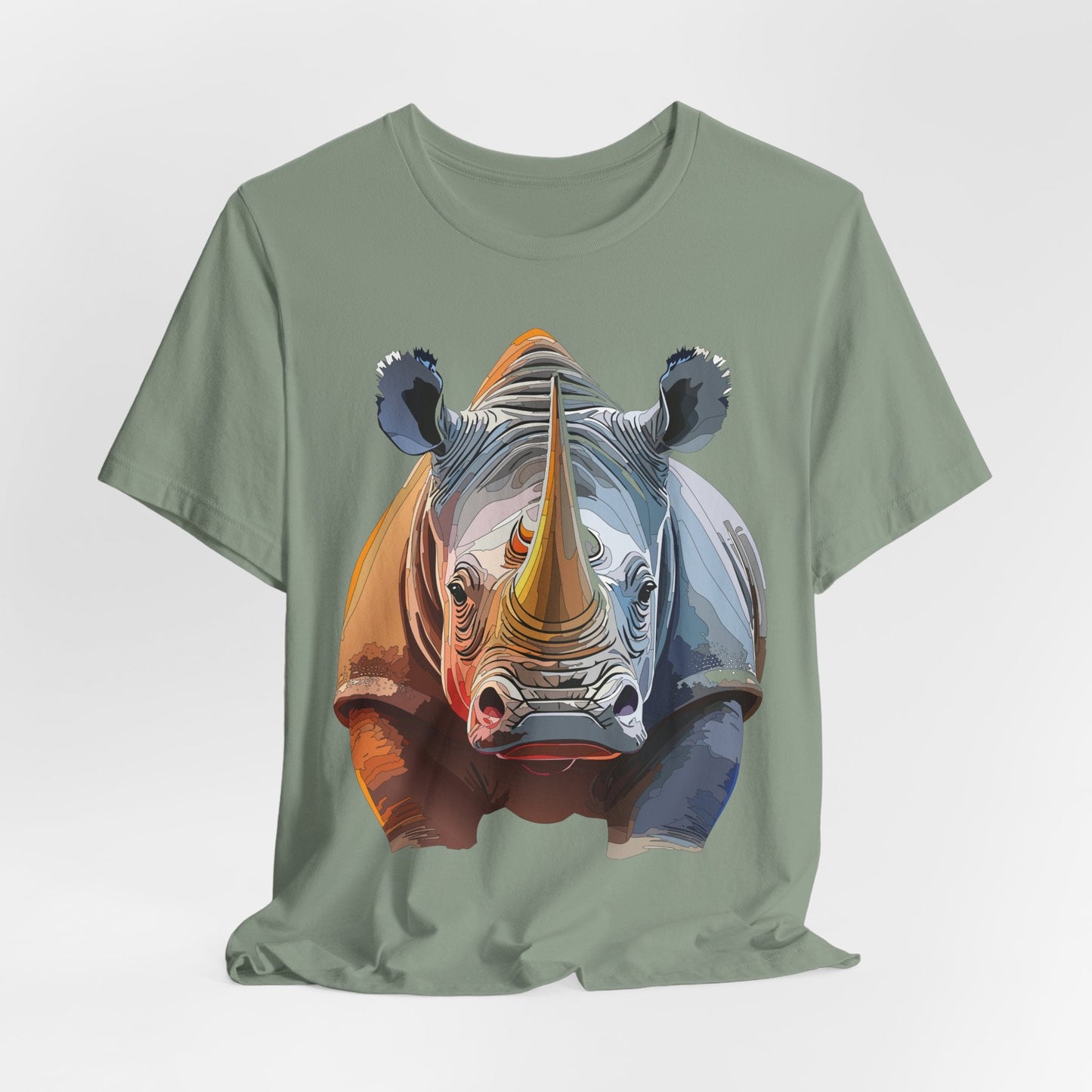 Unisex Animal Graphic Tee Shirt With Art Design Wild Animals Shirt Gildan Softstyle Cotton
