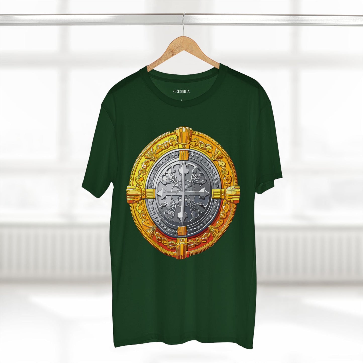 Antique Gold Coin Graphic Design T-Shirt Unisex 100 Cotton With Golden Print Artwork Tee 14