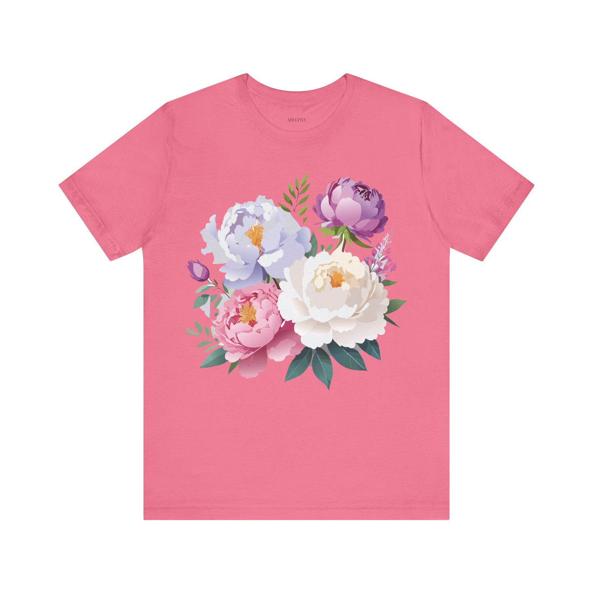 Floral Graphic Tee Shirt - Bella+Canvas Unisex 100 Cotton 30