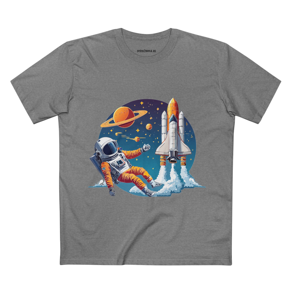 Cosmos Astronaut Graphic Tee Staple Unisex 100 Cotton Tee Shirt - CS-24